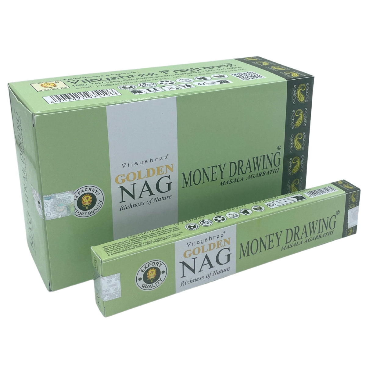 15g Golden Nag - Dibujo de dinero - Incienso Golden