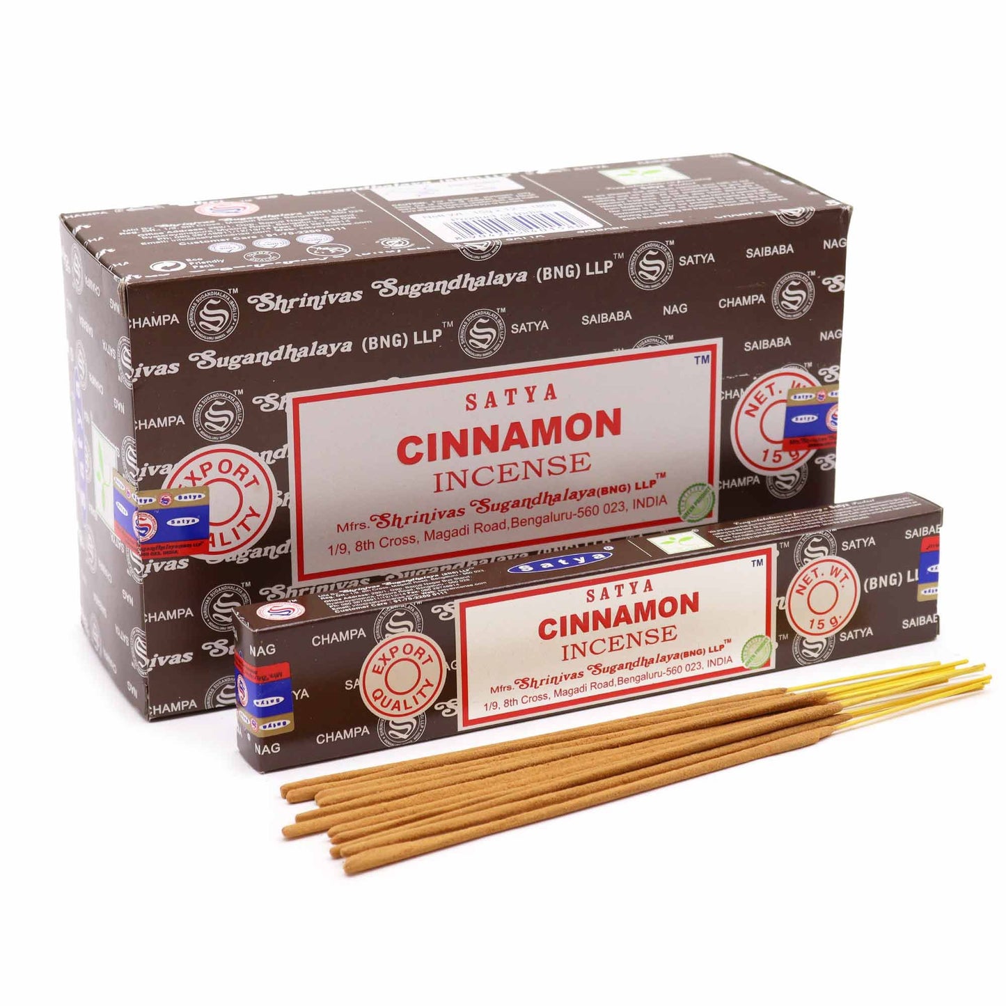Incienso Satya Sticks 15g - Canela - Artisan Product Handmade Made In India | El Bazar de Tizar