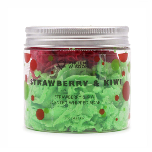 Whipped Cream Soap Strawberry & Kiwi 120g