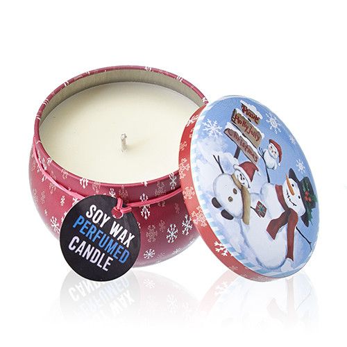 Vela artistica de Hojalata - Vintage Christmas - Naranja especiada - Velas Artisticas de Hojalata | El Bazar de Tizar