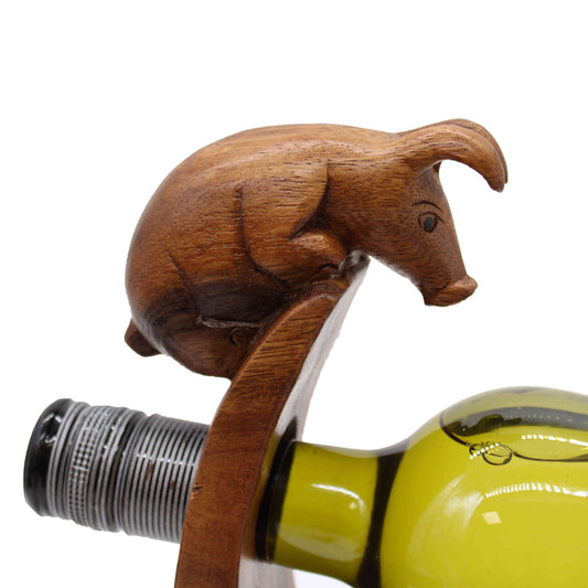 Wine Bottle Holder - pig