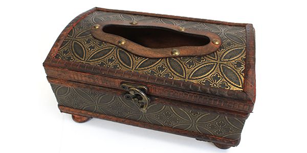 Classic Glamour Tissue Box with Legs