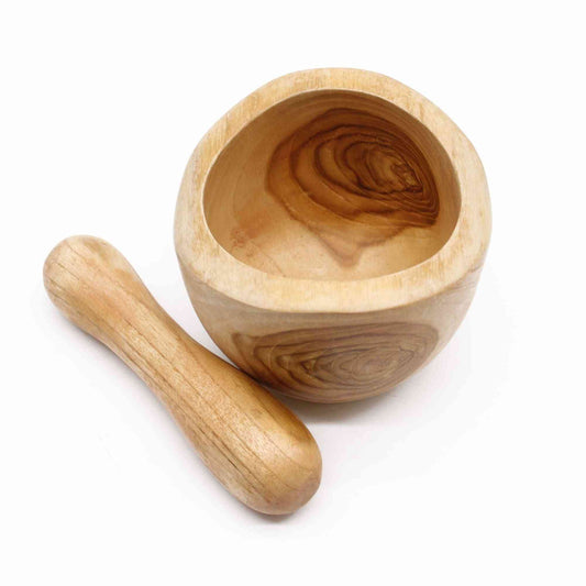 Ergo Med Teak Mortar