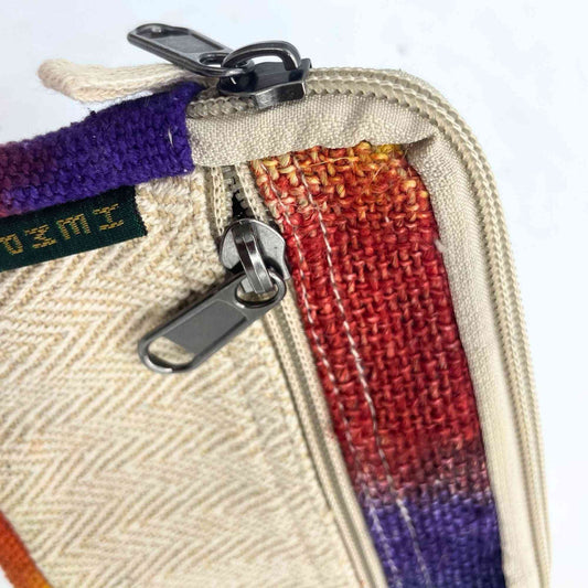 Bolsa cuadrada de cáñamo teñida - Bolsas y Mochilas de Cáñamo