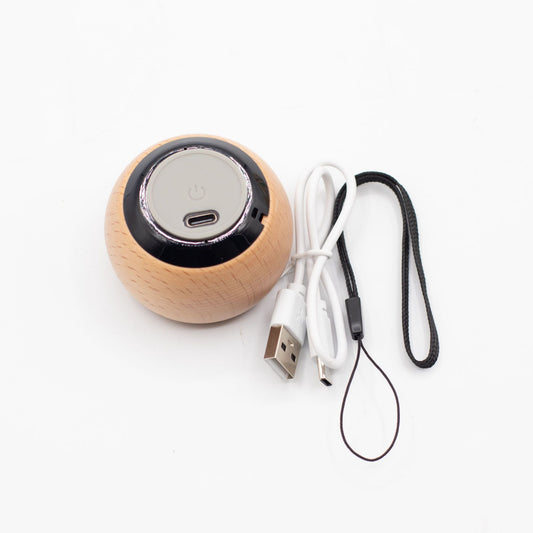 Mini altavoz de madera con Efecto Mandela - altavoz bluetooth efecto-mandela | El Bazar de Tizar