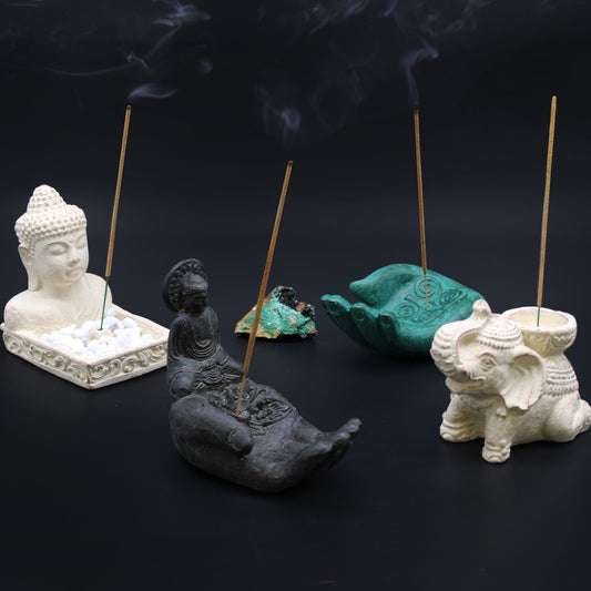 Incienso Elefante & Candelabro (crema)