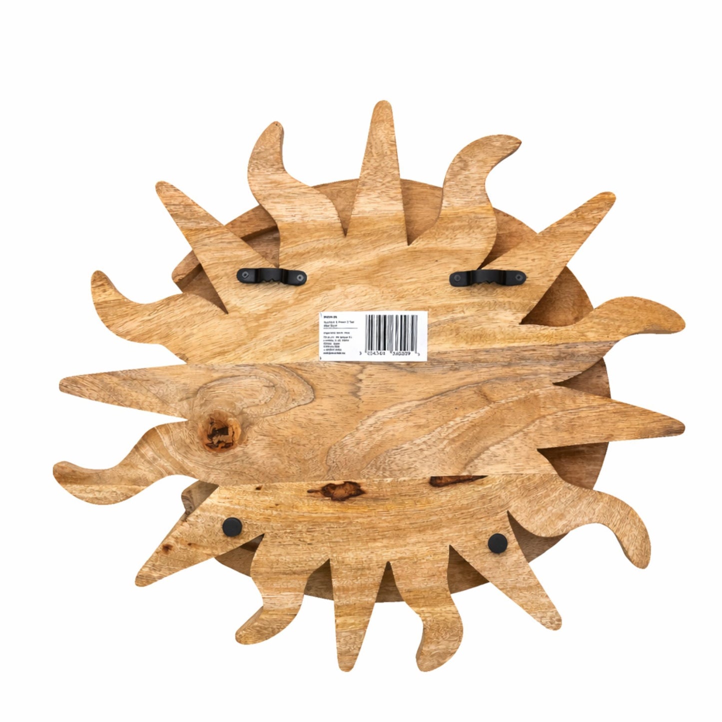 Sun and Moon Rays - Three-Tier Wall Shelf