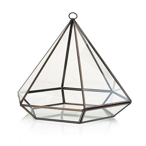 Terrarium en verre - Grand Diamant