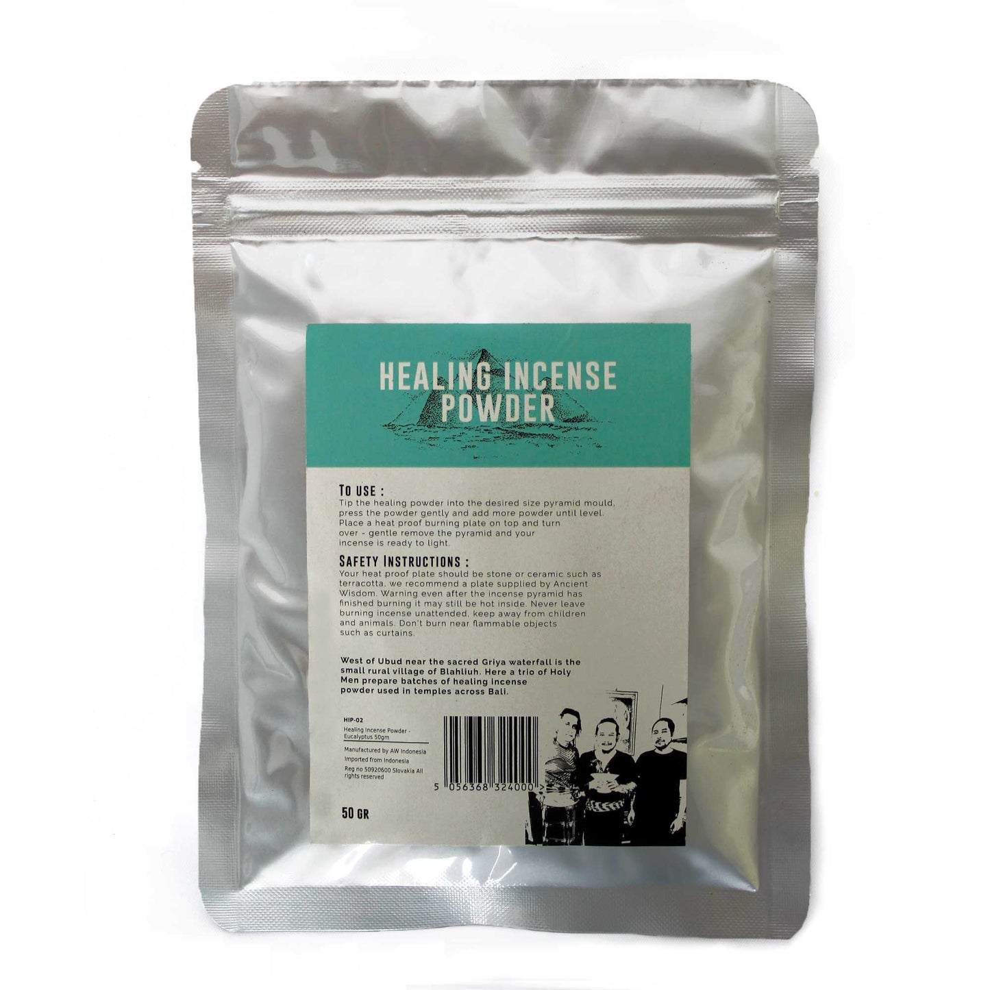 Healing Incense Powder - Eucalyptus 50gm - Polvo de incienso curativo | El Bazar de Tizar