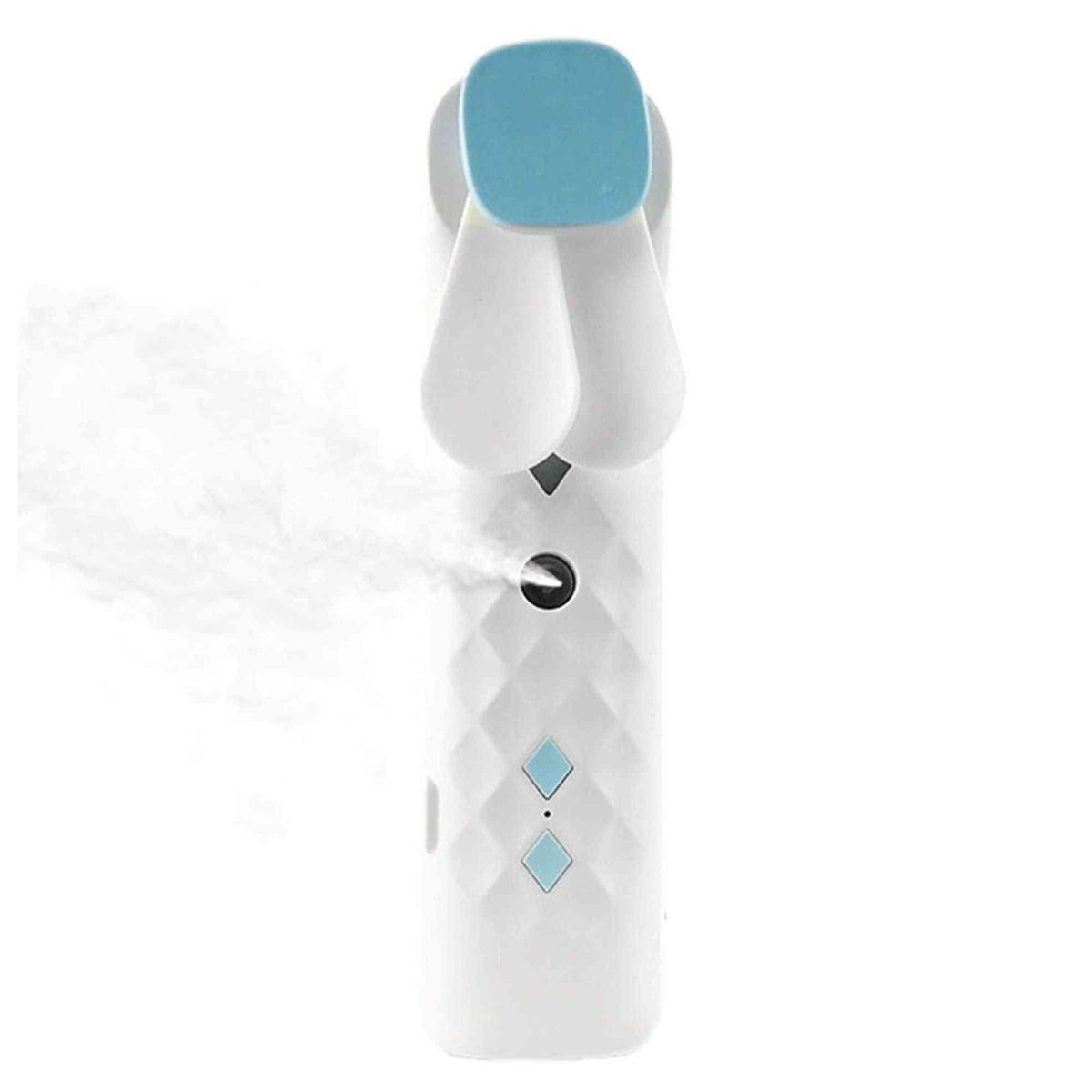 Ventilador y Pulverizador Facial Blanco - USB - blanco bruma facial | El Bazar de Tizar