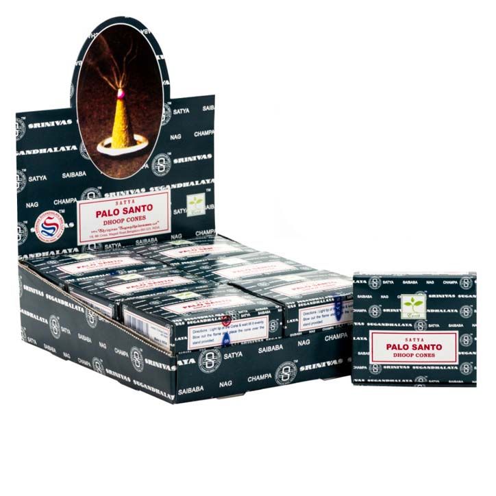 Conos de Palo Santo - Nag Champa incienso | El Bazar de Tizar