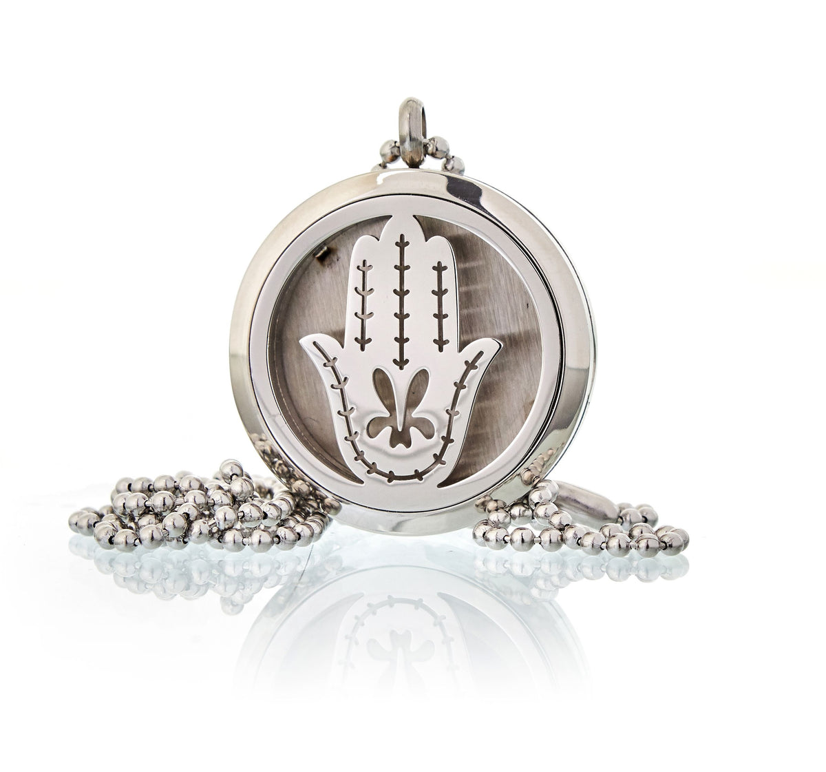 30mm Mano de Fatima Difusores de Aromaterapia + Aceites Esenciales - Collares Difusores de Aromaterapia