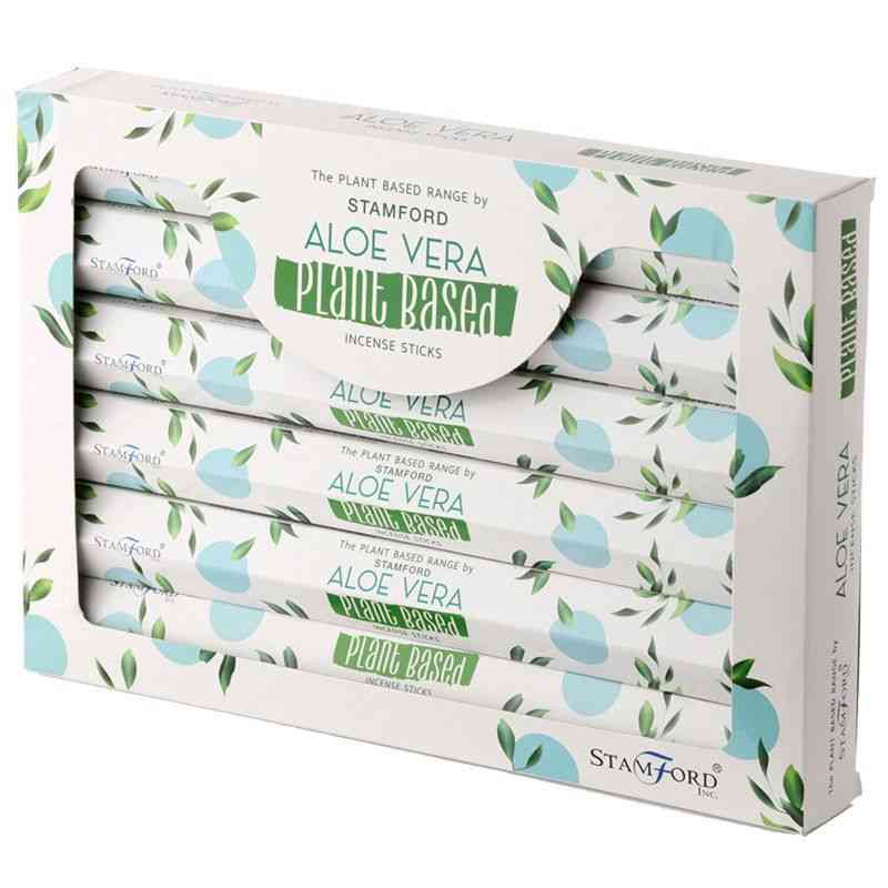 Varitas de Incienso a Base de Plantas - Aloe Vera - Varitas de incienso Premium Stamford a base de plantas