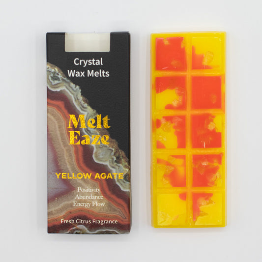 MeltEaze Tabletas de Cera 50 g - Brillo Dorado - Cítricos Frescos