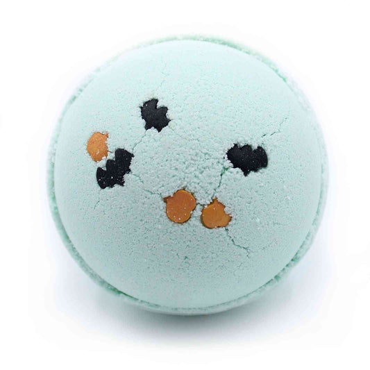 Bomba de baño de coco y lima para Halloween - Halloween bombas de baño - 180 g