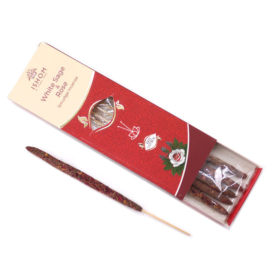 Incienso de sahumerio Ishom - Salvia Blanca y Rosa
