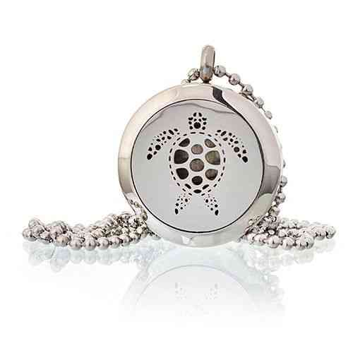 Collier diffuseur d'aromathérapie 25 mm - Tortue