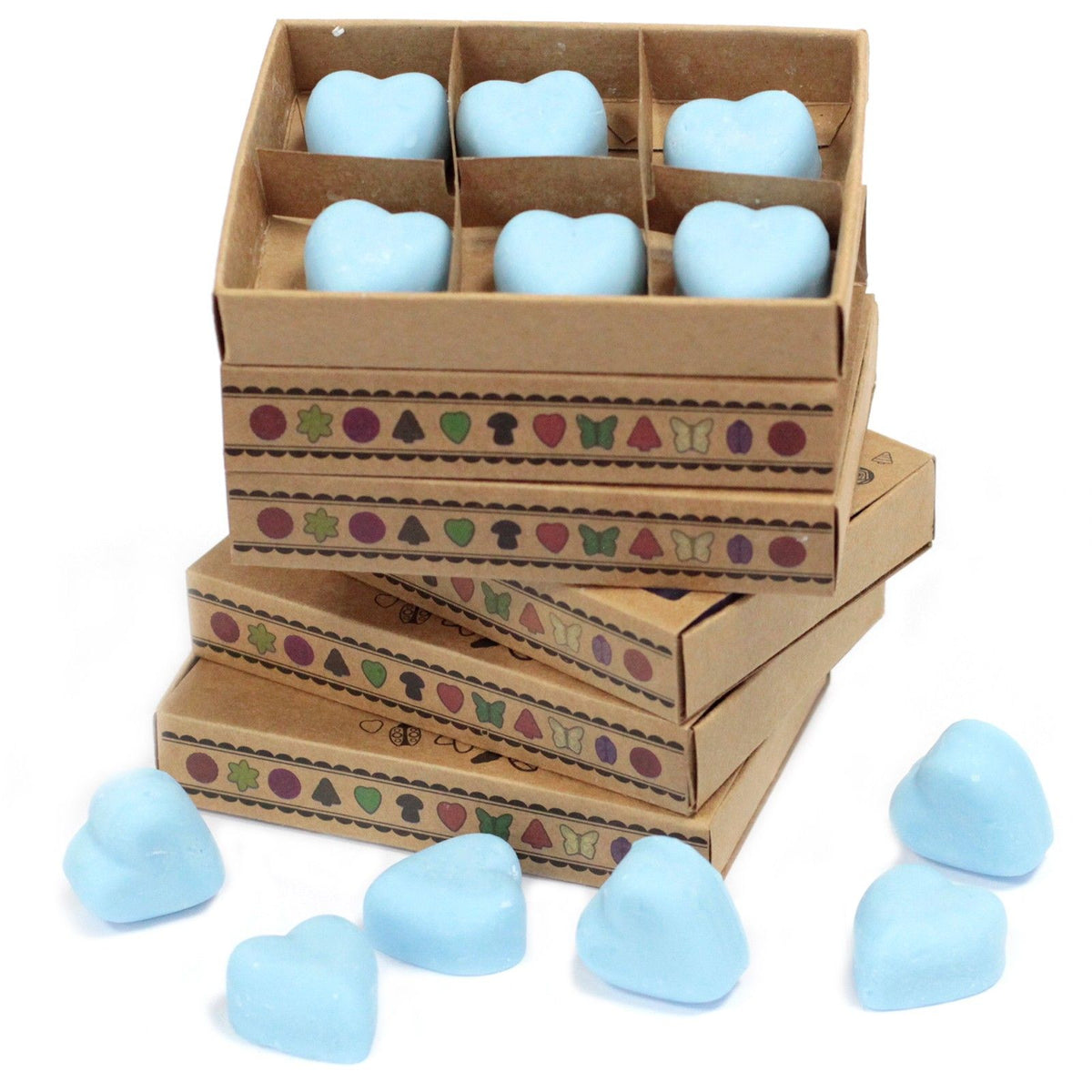 Caja de 6 ceras de Soja - Baya de gota - Ceras de Soja de Lujo | El Bazar de Tizar