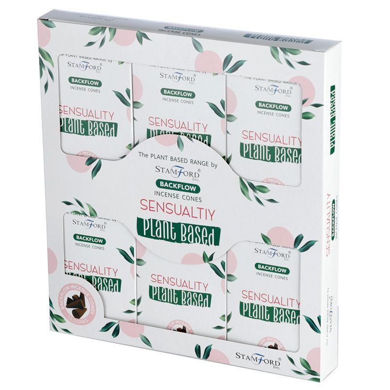 Conos de Incienso de Reflujo a Base de Plantas - Sensualidad - Conos de Incienso de Reflujo Stamford Premium a base de Planta