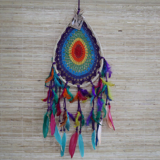Bali Dreamcatchers - Med Multi Teardrop - Atrapasueños Bali, artesanal