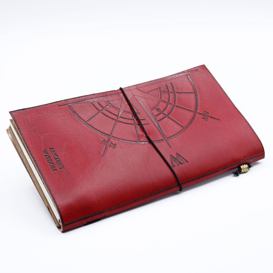 Carnet de Cuir - L'aventure commence - Rouge - (80 pages)