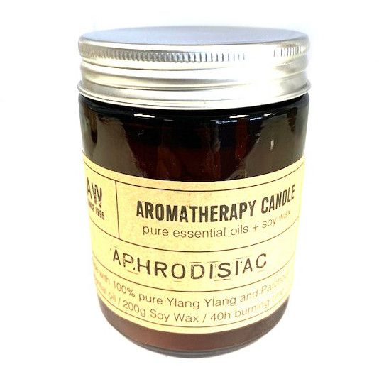 Vela para Aromaterapia - Afrodisiaco - Velas para Aromaterapia con Cera de Soja | El Bazar de Tizar