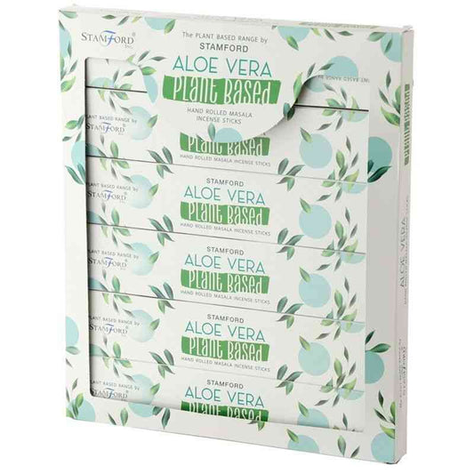 Cajas de Incienso Masala a base de Plantas - Aloe Vera - Varitas Incienso Masala a base de Plantas | El Bazar de Tizar