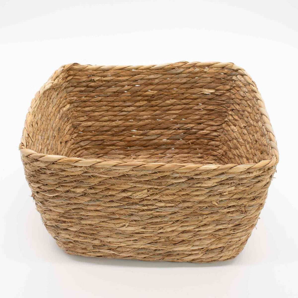 Square Seagrass Baskets - Natural - Set of 3
