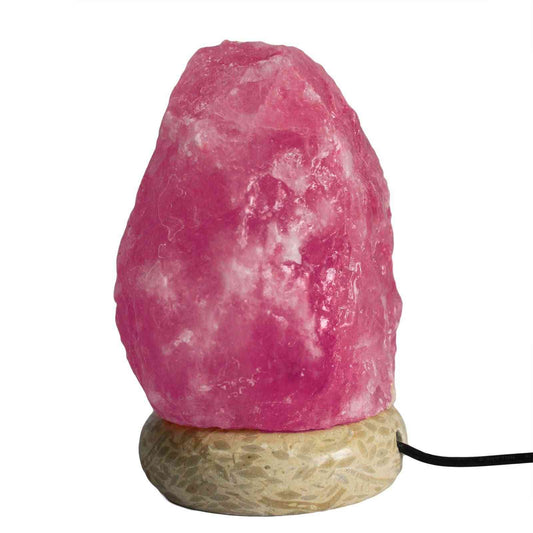 Lámpara de sal natural USB de calidad - 11,5 cm (multi) - Lámparas de Sal del Himalaya | El Bazar de Tizar