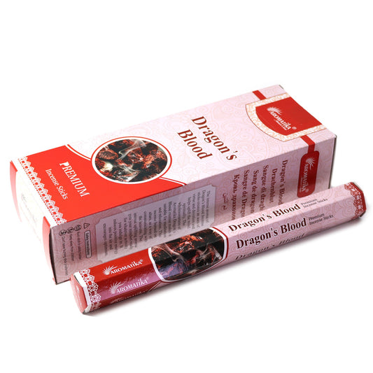 Incienso Hexagonal sin carbón Aromatika - Sangre de Dragón - Incienso Aromatika sin carbón, Ethically Sourced