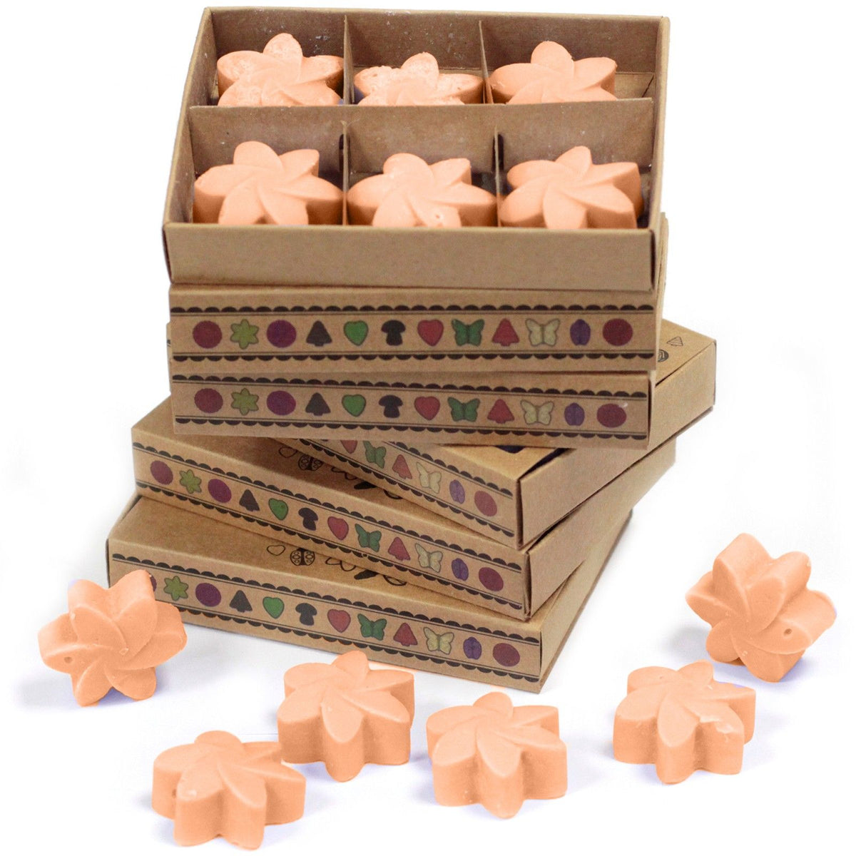 Caja de 6 ceras de Soja - Tuberosa - Ceras de Soja de Lujo | El Bazar de Tizar