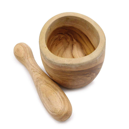 Ergo Teak Mortar Small