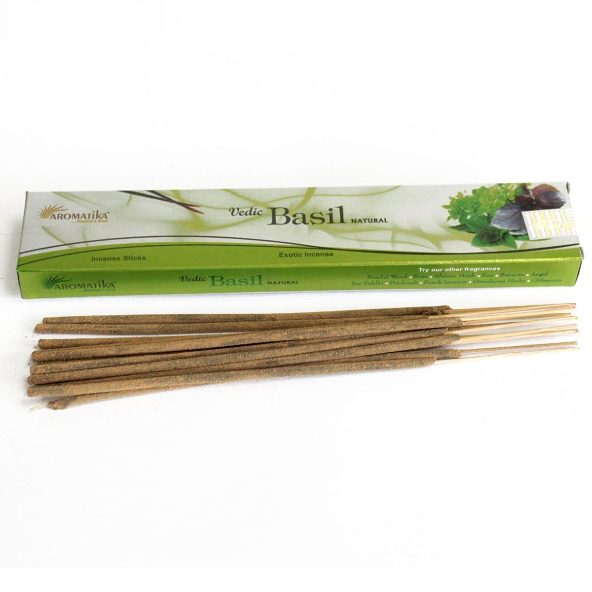 Védica - Palitos de incienso - Albahaca - Védico - Palitos de incienso | El Bazar de Tizar