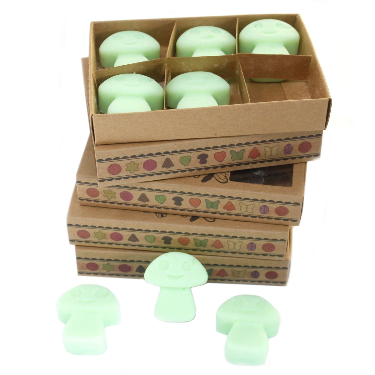 Caja de 6 ceras de Soja - Regaliz - Ceras de Soja de Lujo | El Bazar de Tizar