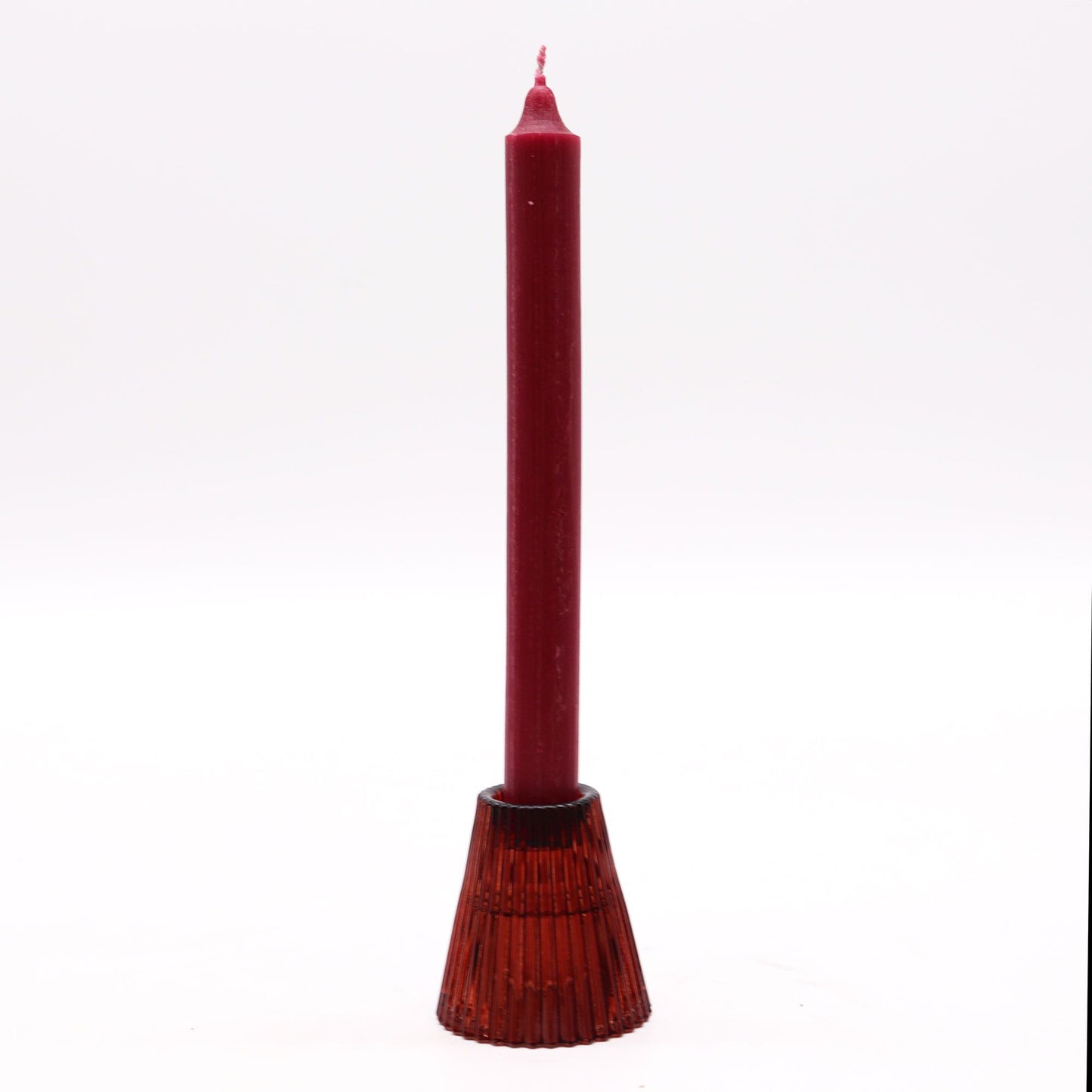 Portavelas reversible para cena / vela de té - Rojo Vampiro