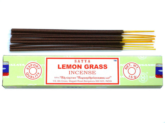 Varillas de Incienso Satya 15gm - La hierba de limón
