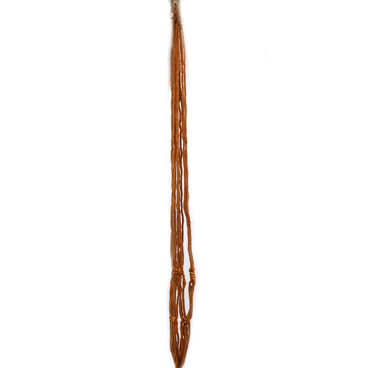 Cache-pot macramé Classique - Chocolat Moyen