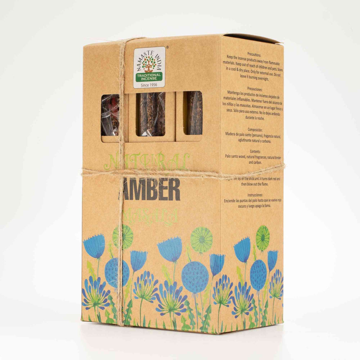 Incienso Masala Botánico Natural - Ámbar - Incienso Botánico Natural Masala | El Bazar de Tizar