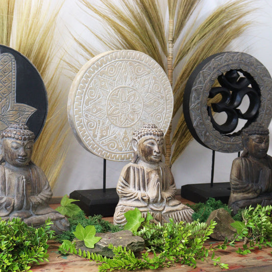 Feng Shui Buddha - Classic Mandala - Natural