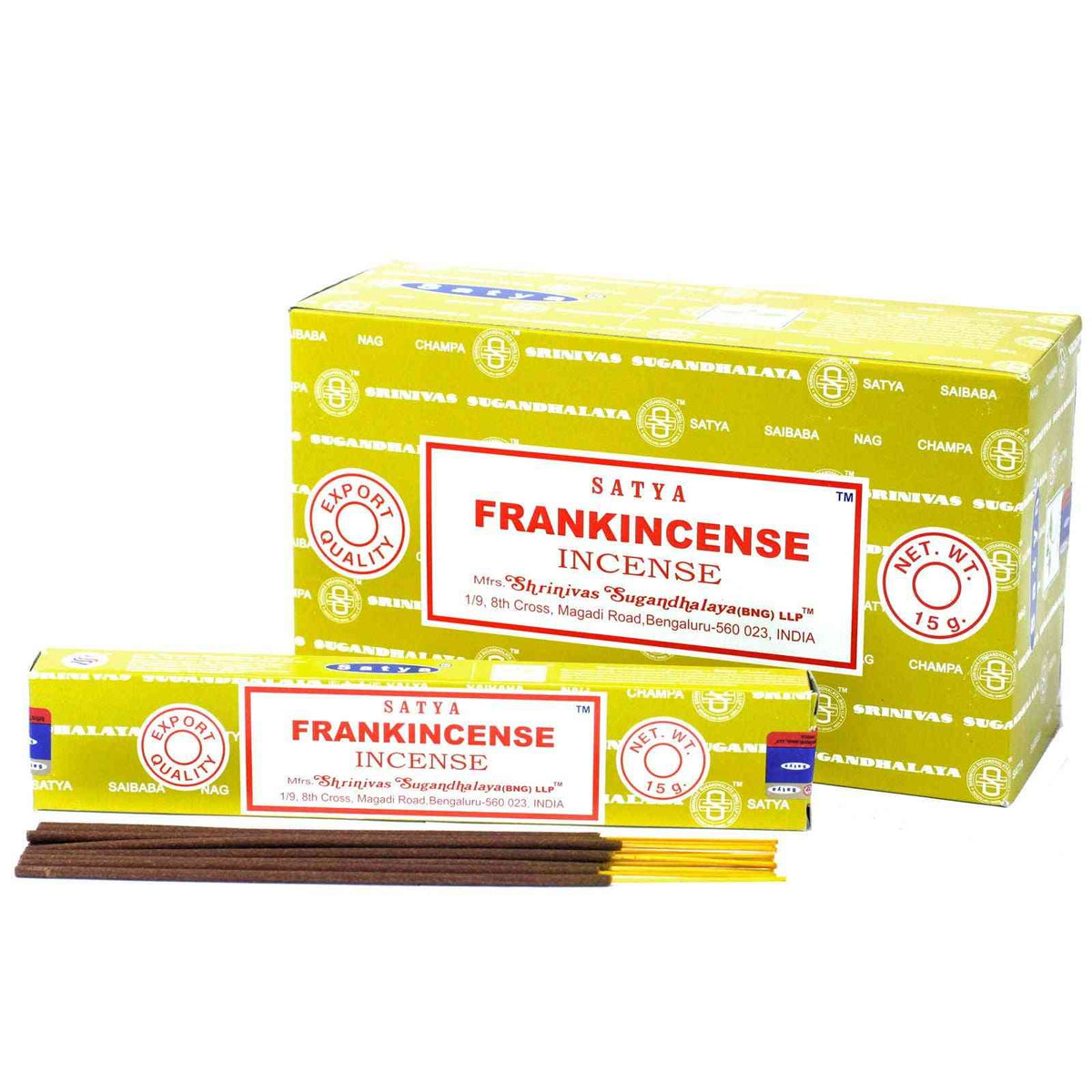 Varillas de Incienso Satya 15gm - Frankincense - Artisan Product Handmade Made In India | El Bazar de Tizar