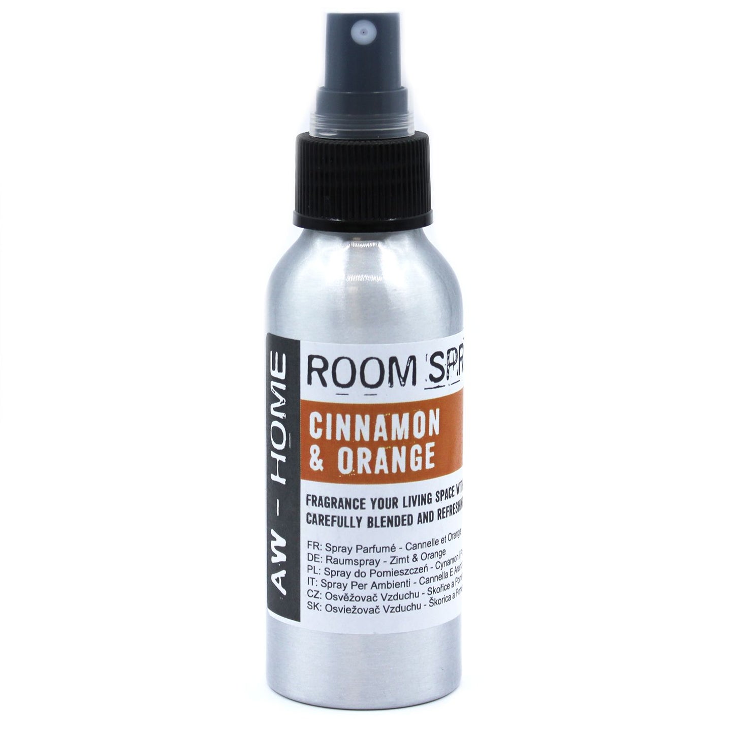 100ml Room Spray - Cinnamon & Orange - Sprays 100ml, Cruelty Free