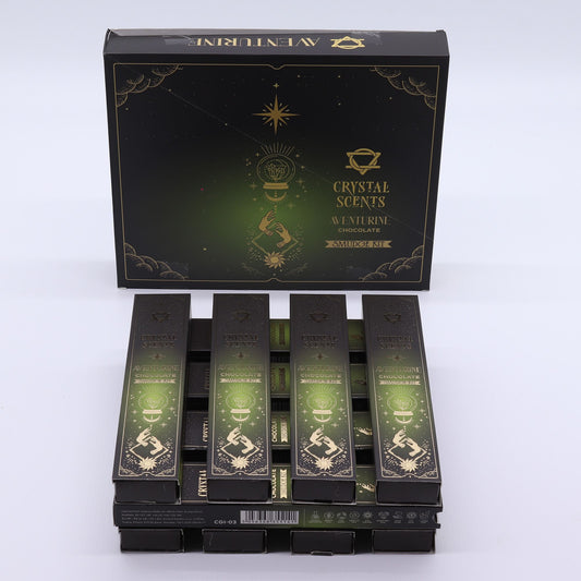 Incienso de purificación con aventurina cristal - Chocolate
