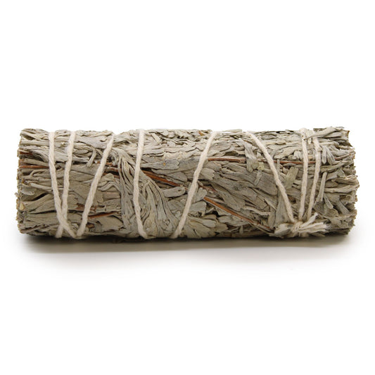 Atado de Hierba - Salvia Azul 10 cm - Atados de Smudge – Envuelto individualmente