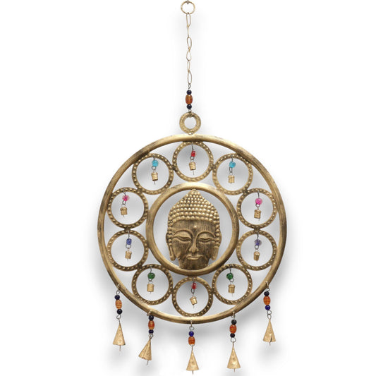 Indian Bells - Buddha with 15 Bells - 36cm