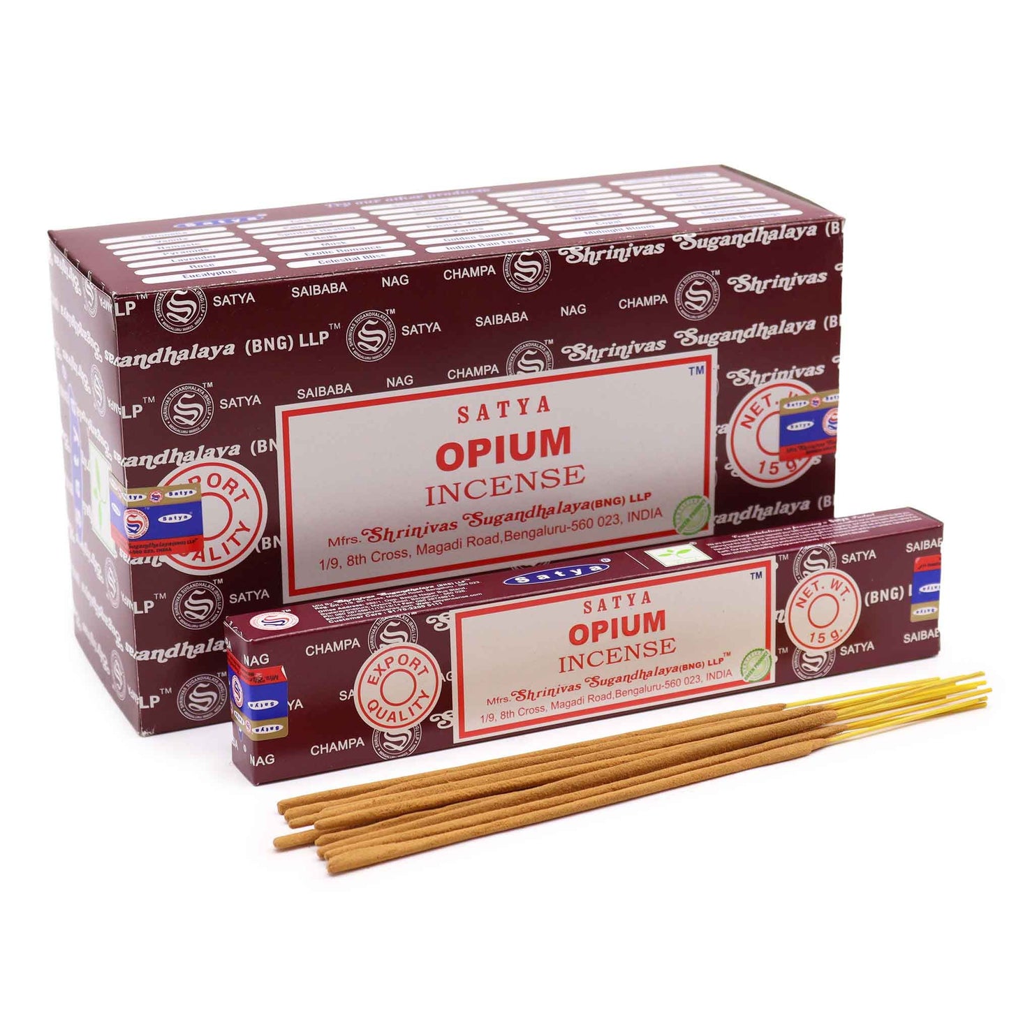 Varillas de Incienso Satya 15gm - Opio - Artisan Product Handmade Made In India | El Bazar de Tizar
