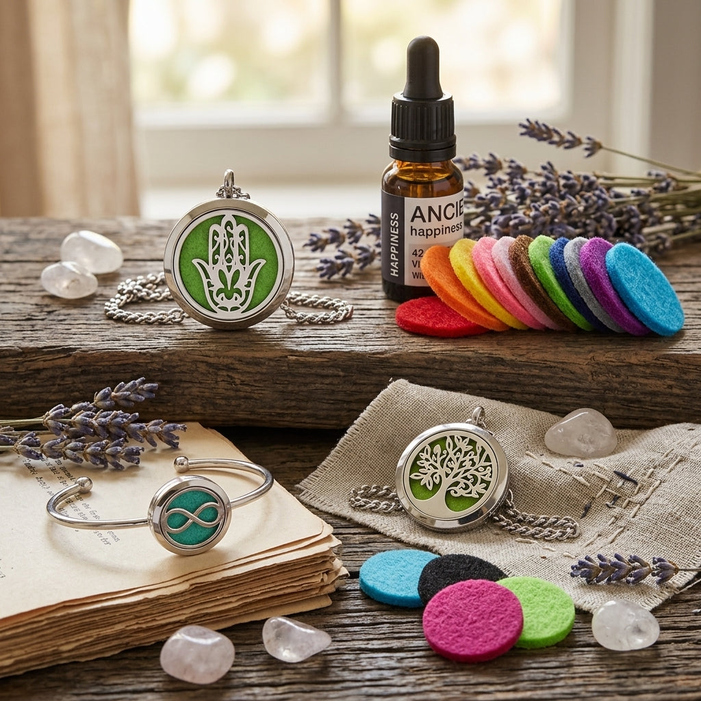 Collares y Pulseras Difusoras de Aromaterapia