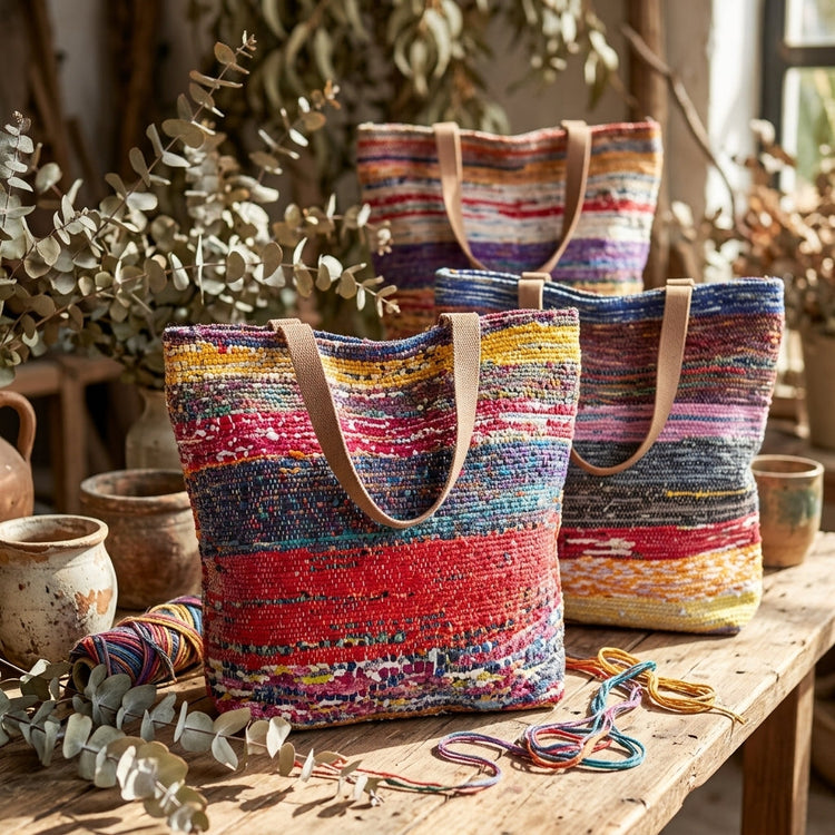 Bolsos de Tapetes Reciclados