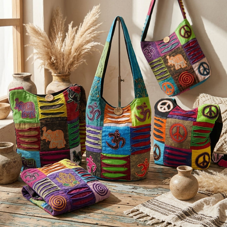 Bolsos Étnicos Estilo Hippie