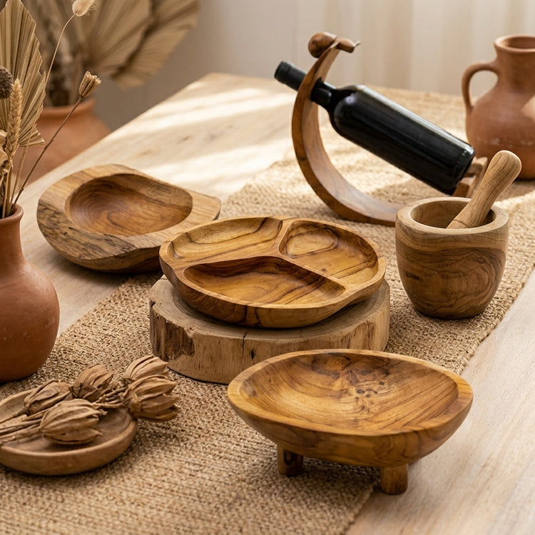 Cuencos y Utensilios de Madera
