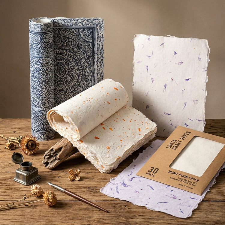 Handmade Lokta Paper Sheets